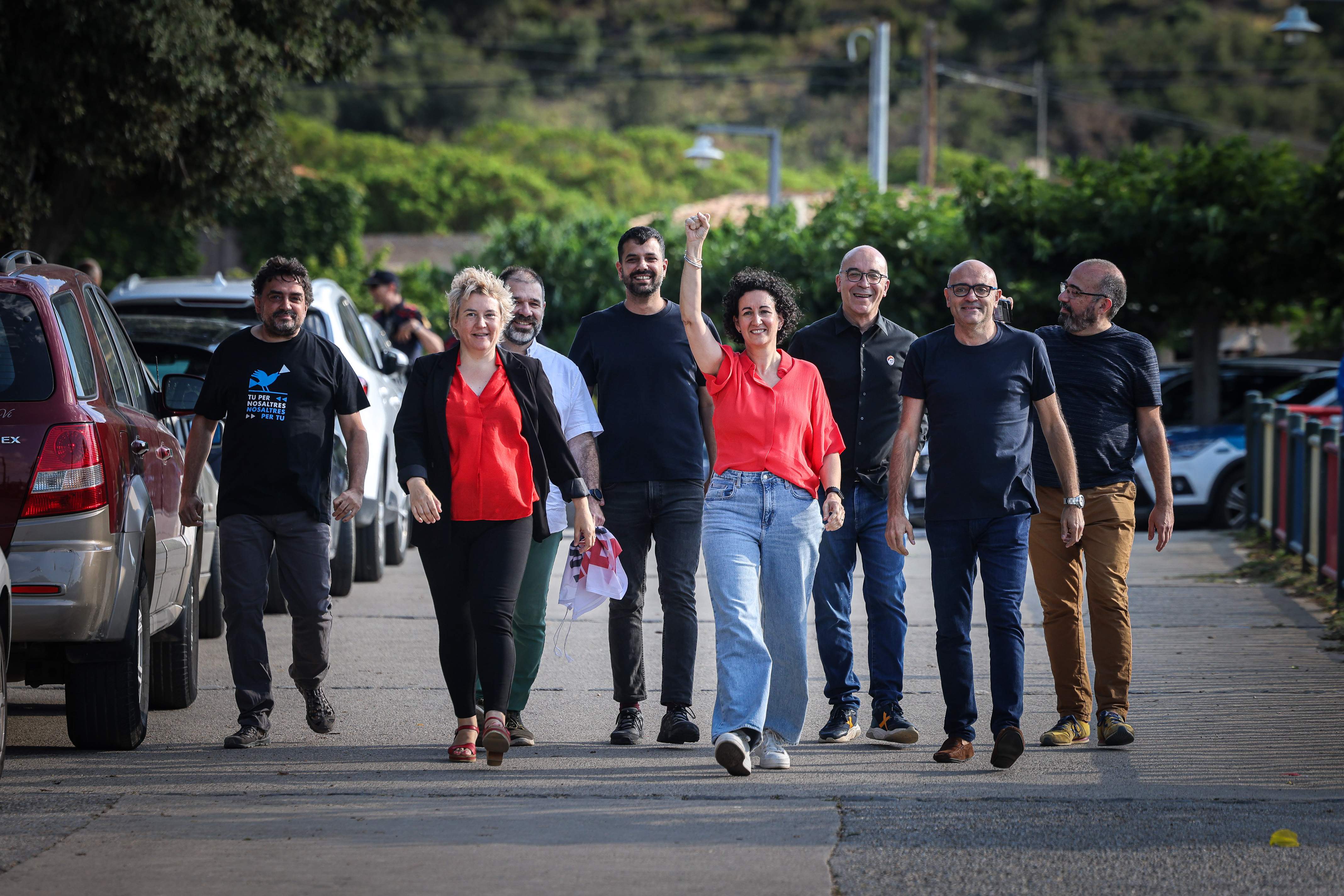 Marta Rovira, al volver del exilio: "Esto es una victoria, hemos venido a terminar el trabajo que empezamos"