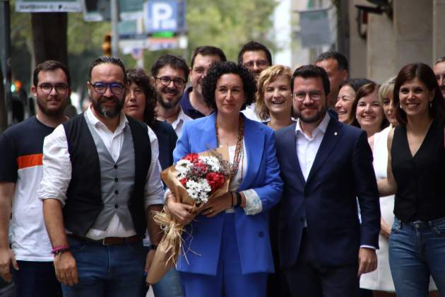 Arribada Marta Rovira seu ERC / ACN