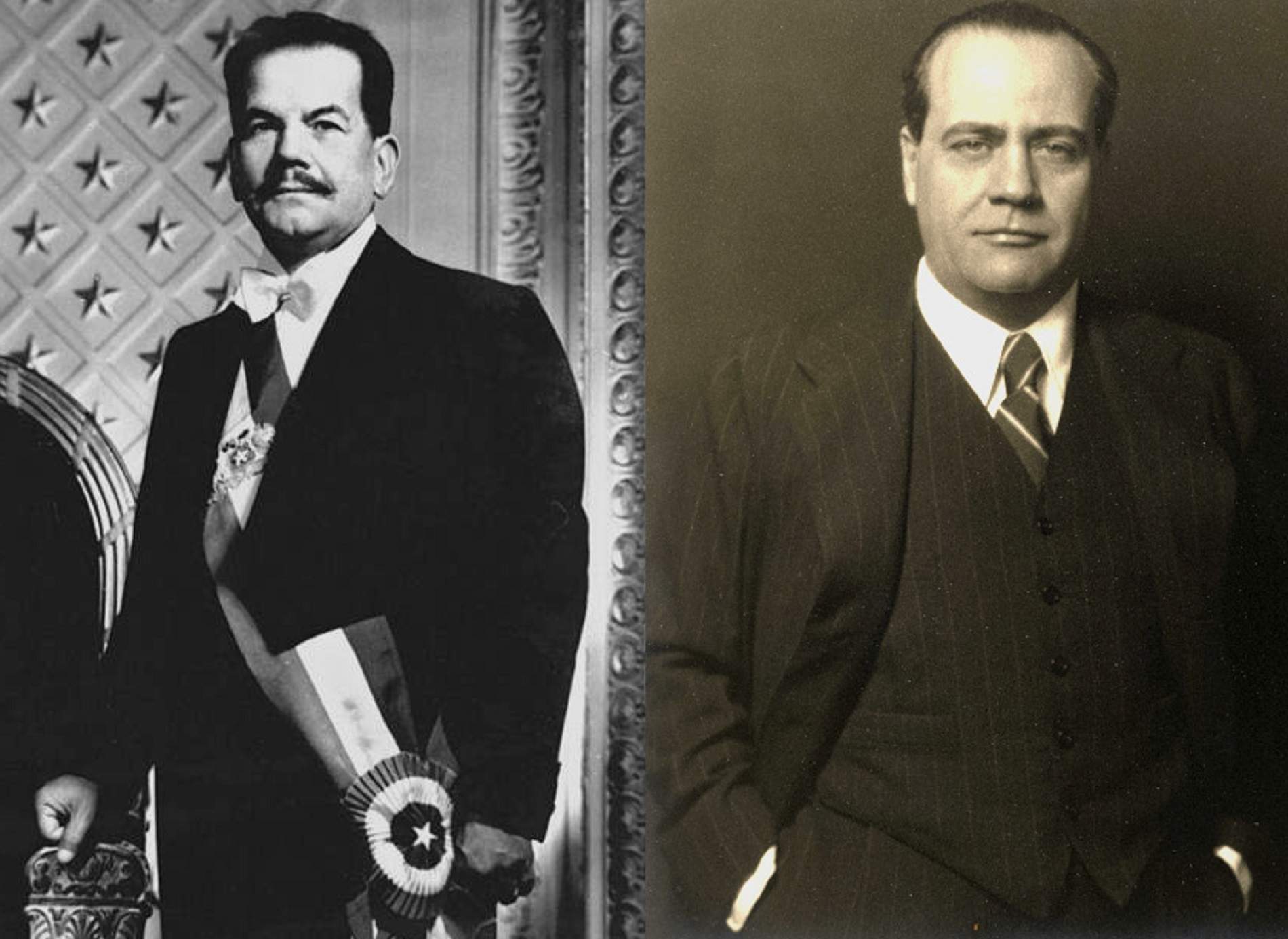 Gonzalez Cerda i Negrin. Fuente Biblioteca Nacional de Chile y Fundación Juan Negrin