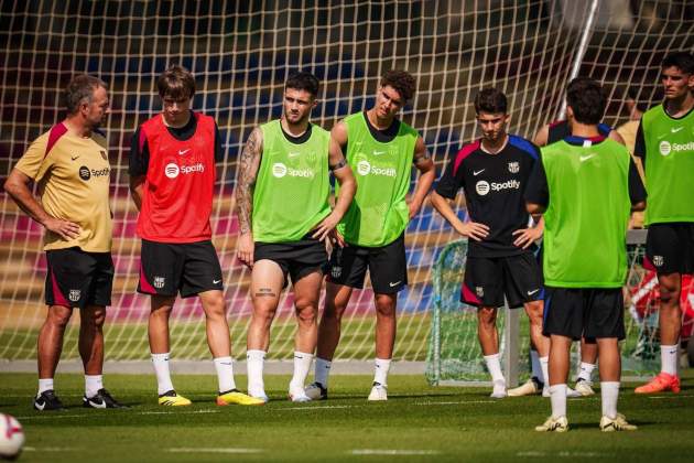 Hansi Flick entrenamiento Barça / Foto: FC Barcelona