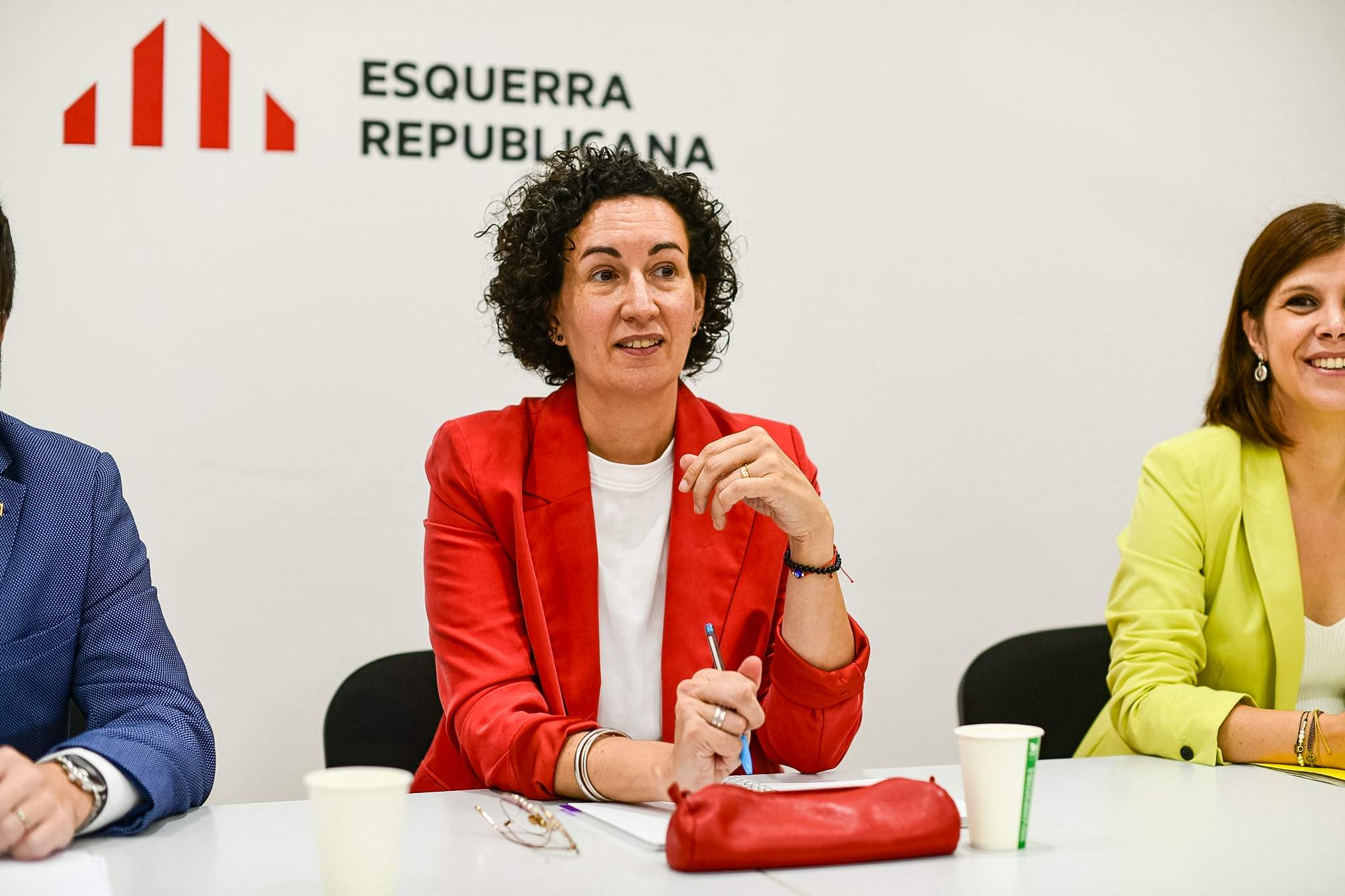 Permanent d'ERC, Pere Aragonès, Marta Rovira, Marta Vilalta Marc Puig (ERC)