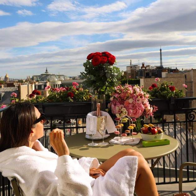 Tamara Falcó esmorzant a París / Instagram