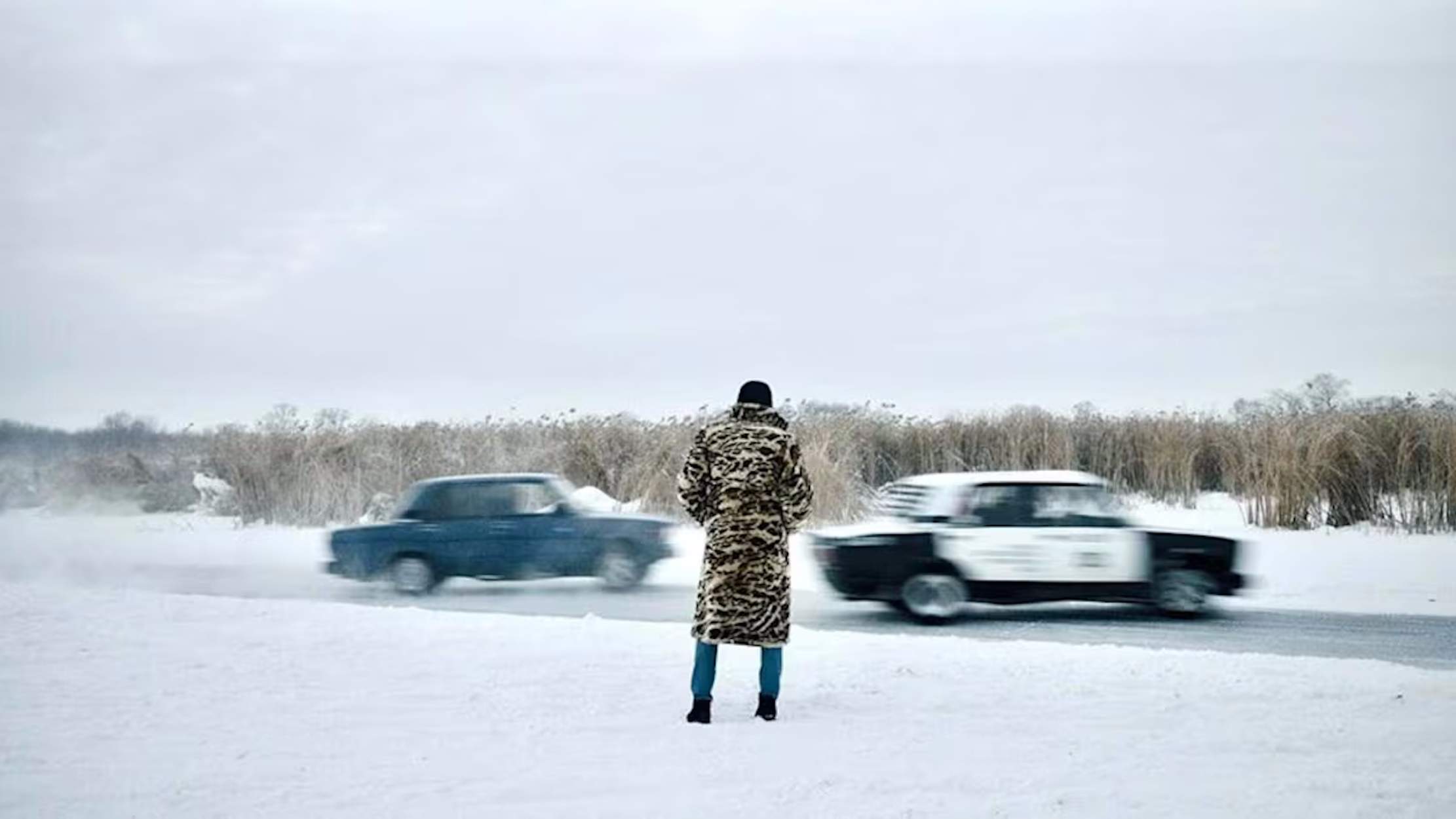 Derrapar al gel, l'única manera de sobreviure a Rússia
