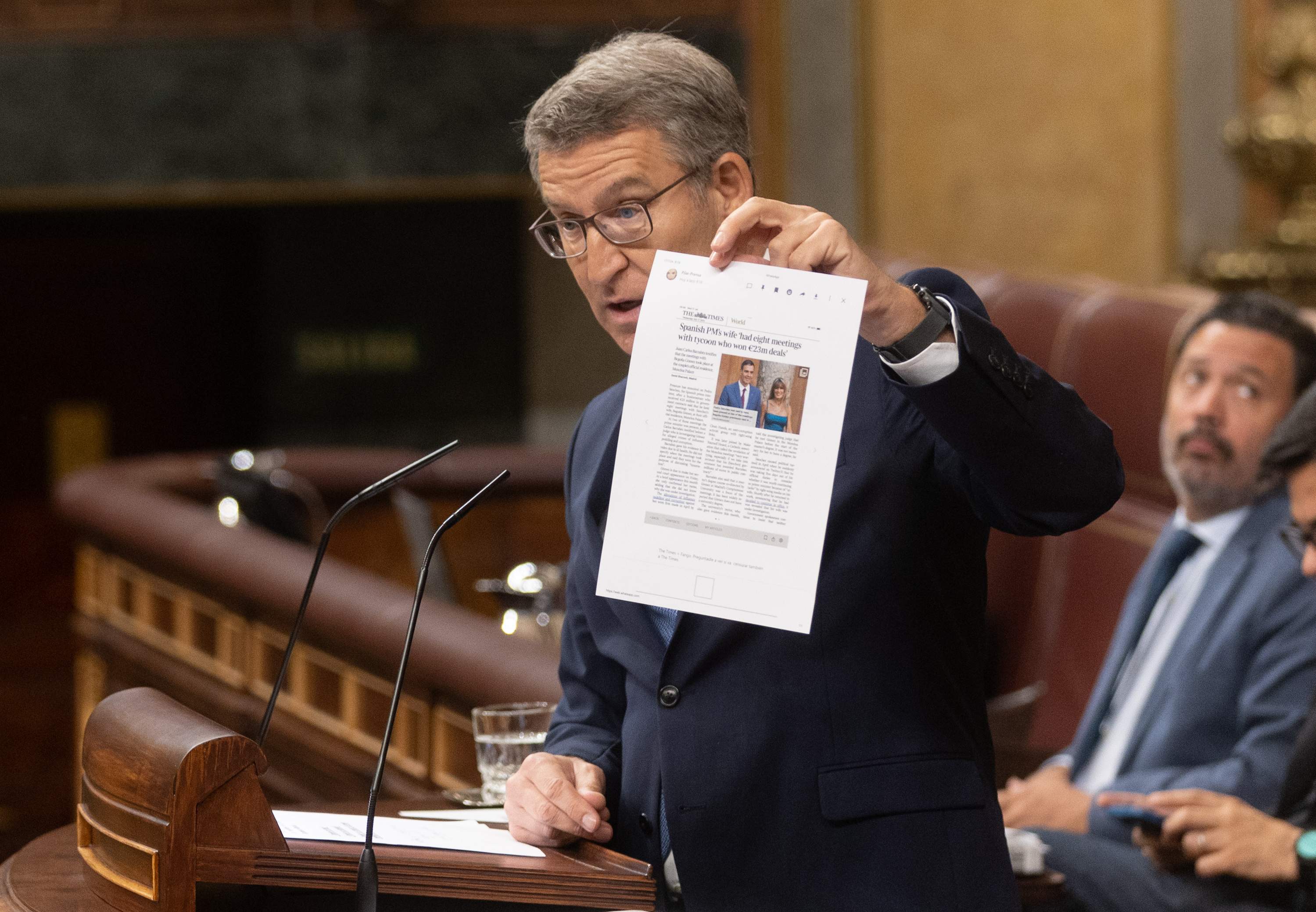Feijóo insta a Sánchez a "redactar la carta definitiva" por nuevas informaciones sobre Begoña Gómez