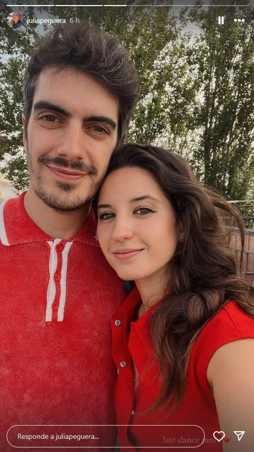 Enric Botella i la seva nòvia Júlia Peguera, Instagram