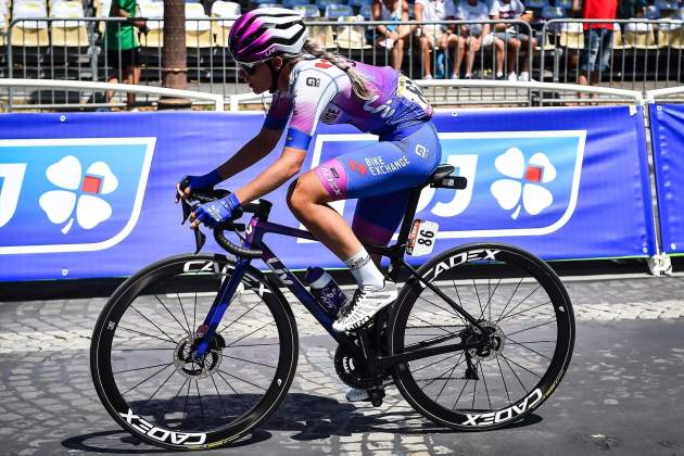 Urska Zigart, ciclista eslovena durante un Tour de Francia / Foto: Europa Press