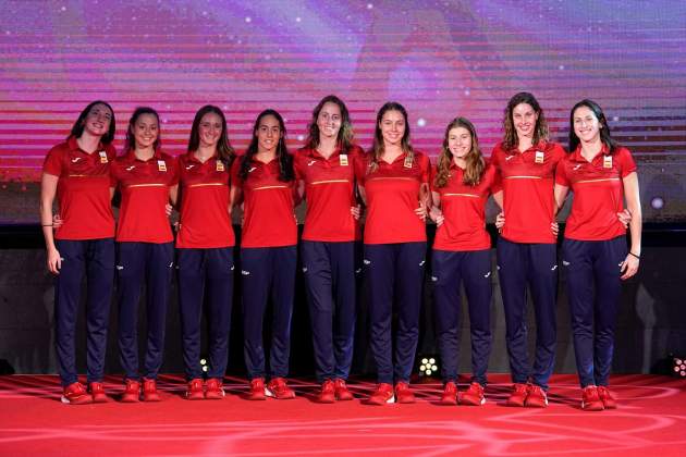 El equipo de Natación artística espanya para los Juegos Olímpicos de París / Foto: Europa Press