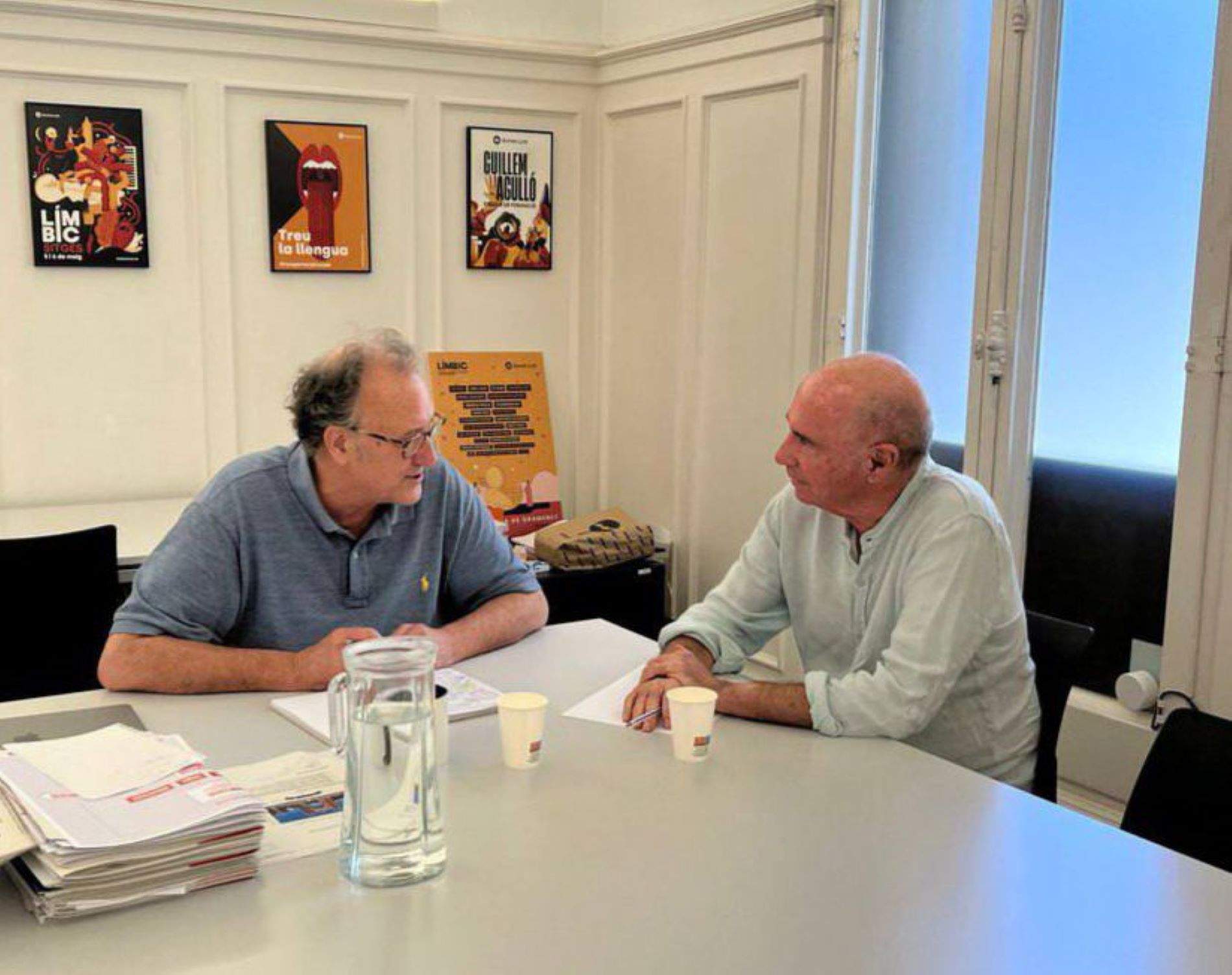 Xavier Antich i Lluís Llach es reuneixen per "establir complicitats" de cara a la Diada