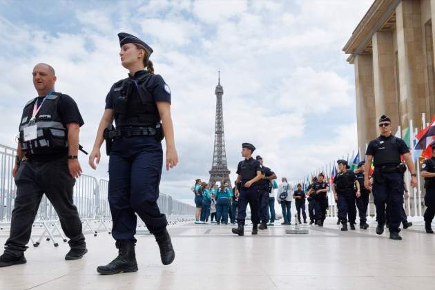 Policía Juegos Olímpicos París 2024 / Foto: dpa - Benoit Doppagne