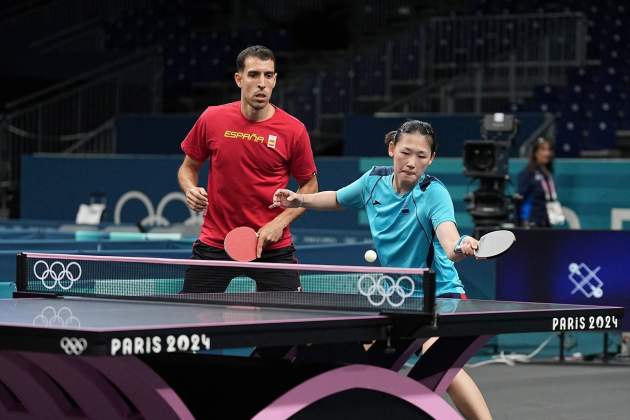 Álvaro Robles Maria Xiao tenis mesa Juegos Olímpicos París 2024 / Foto: Europa Press