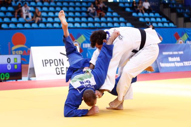 Combate de judo foto Europa Press