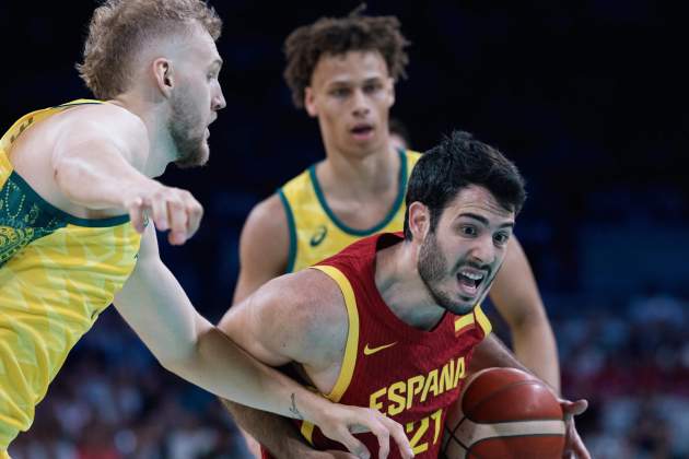 adelgazas en la España Australia de basquet en los JJOO foto EFE
