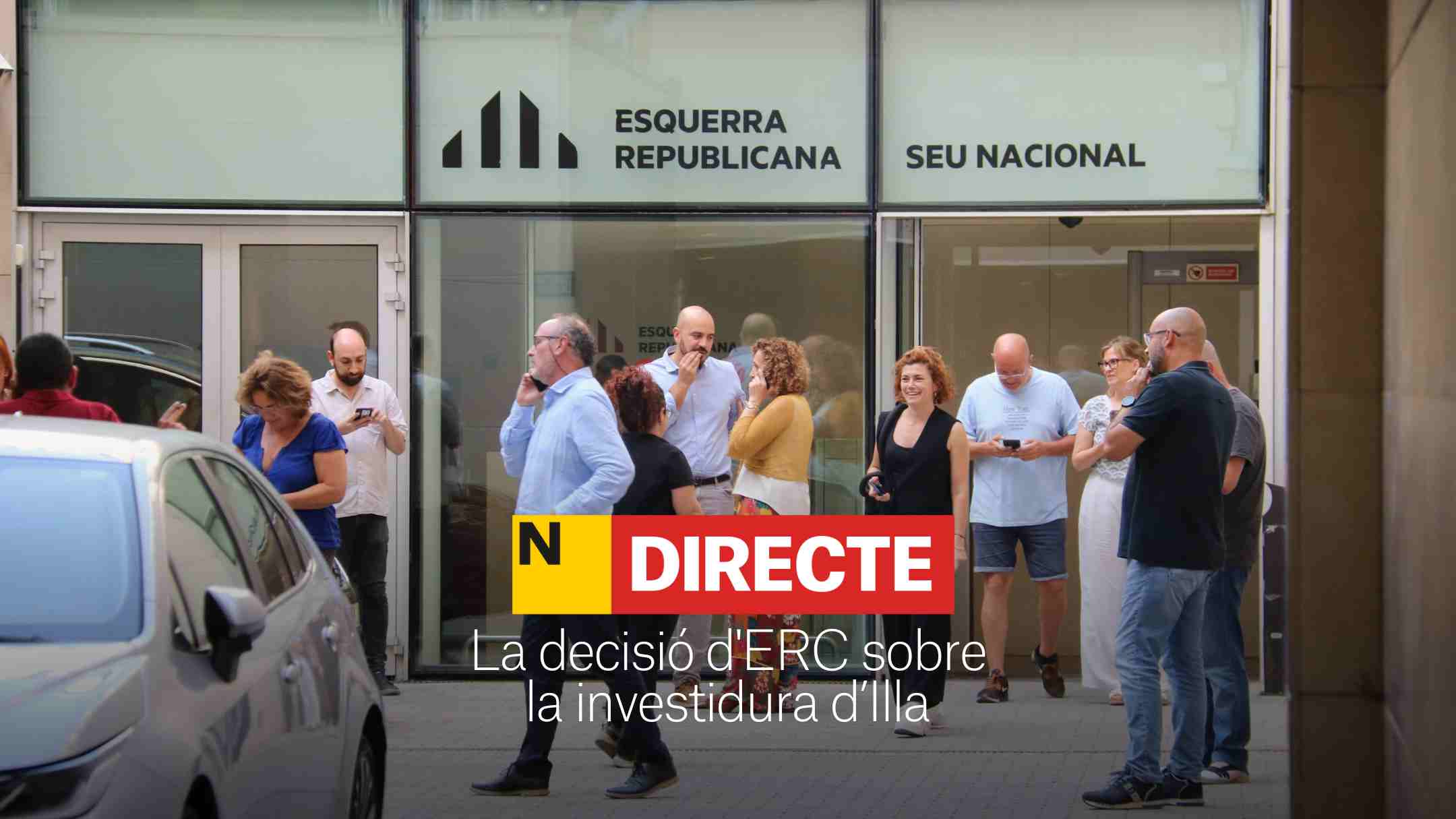 La decisión de ERC sobre la investidura de Salvador Illa, DIRECTO | Rueda de prensa