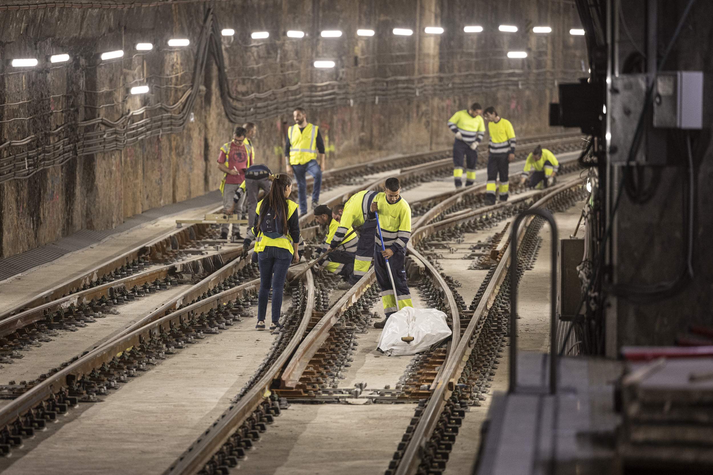 La línea L5 recupera la normalidad este lunes después de las obras del verano