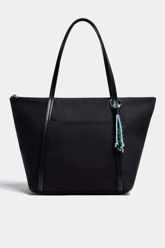 Bolso shopper nylon adorno1