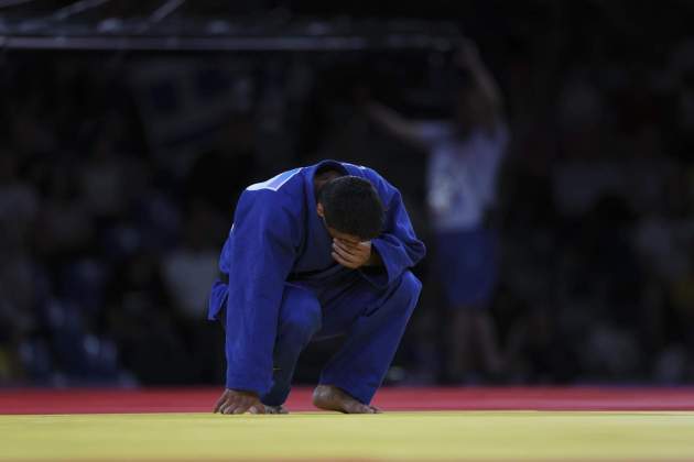 Tato Mosakhlishvili lamenta perder bronce / Foto: EFE - Sashenka Gutiérrez