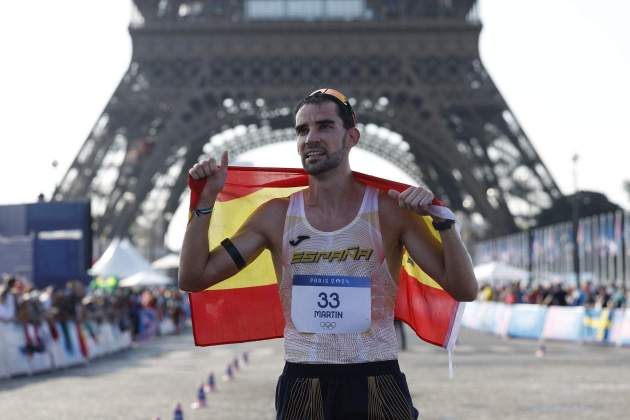 Álvaro Martín bronce París 2024 / Foto: EFE