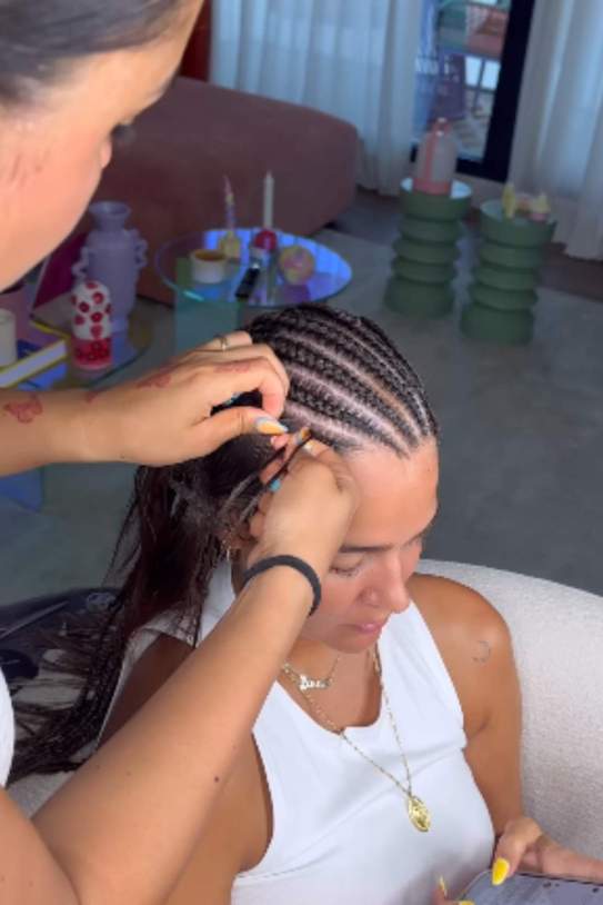 Laura Escanes trenzas / Instagram 