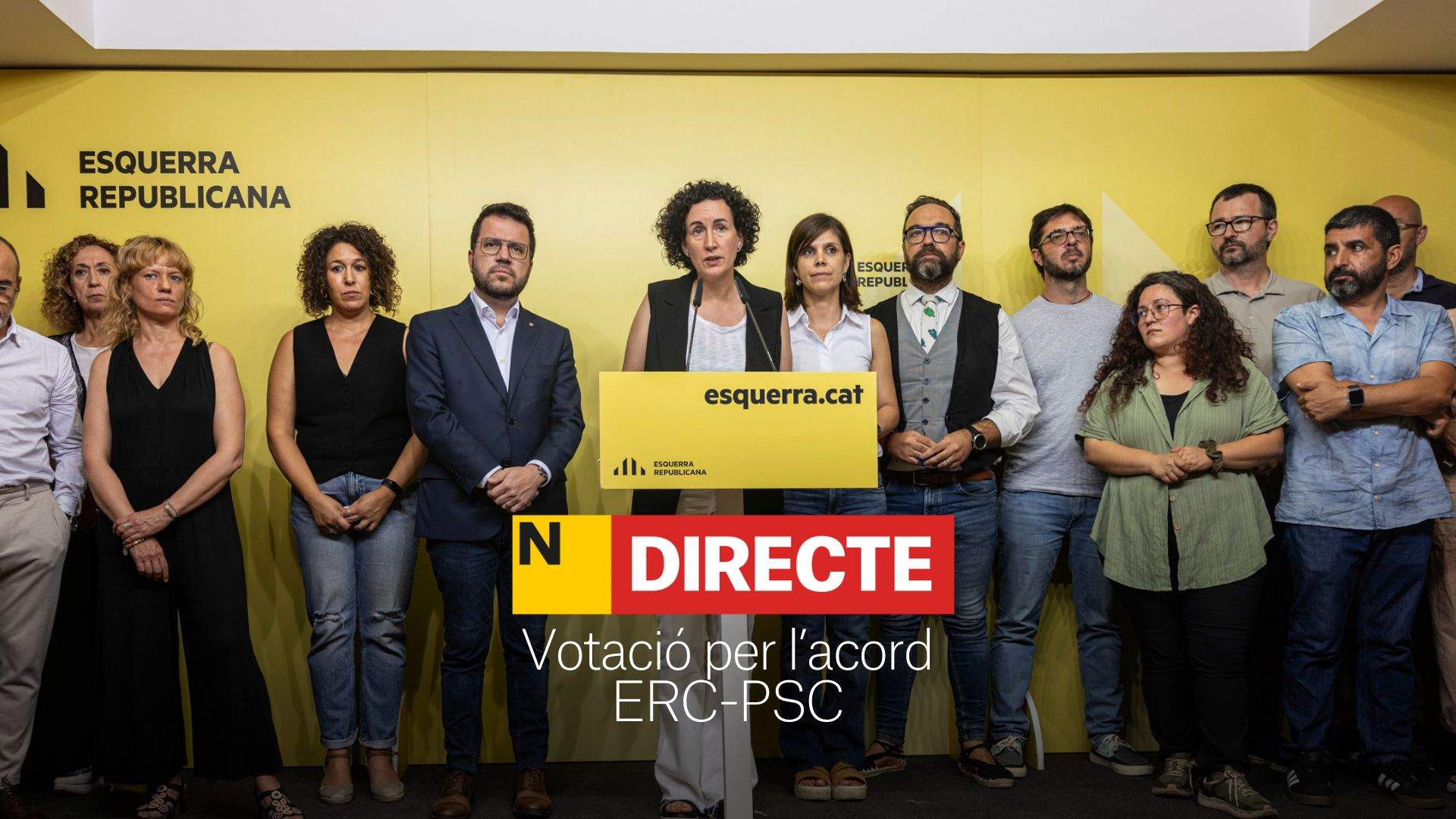 Acuerdo ERC-PSC, DIRECTO | Última hora de la consulta y votación para investir Salvador Illa