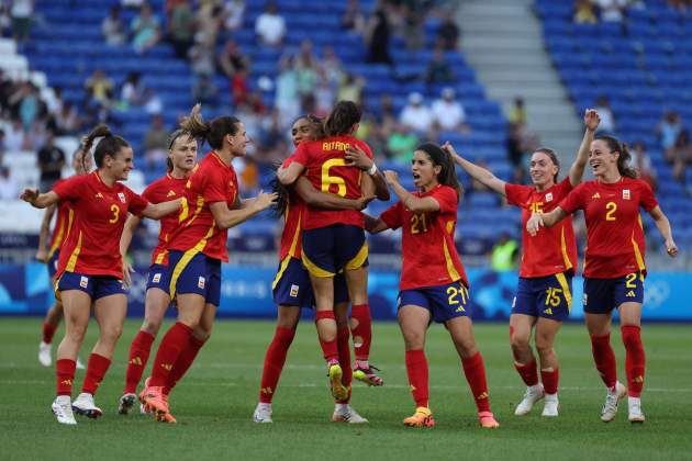 Aitana gol victoria España Colombia / Foto: EFE