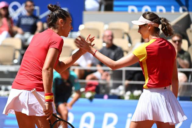 Sara Sorribes i Cristina Bucsa medalla de bronze foto EFE