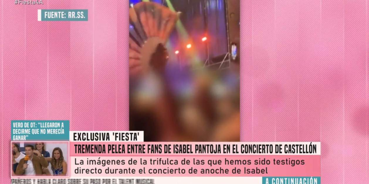 Concierto Isabel Pantoja fans Telecinco