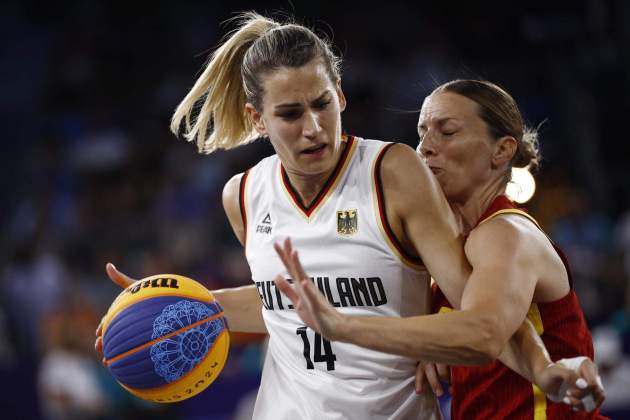 Final de basquet 3x3 entre Espanya i Alemanya als Jocs Olimpics / Foto: EFE