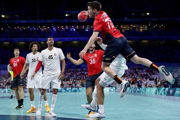 espanya egipte balonmano Paris 2024 foto EFE