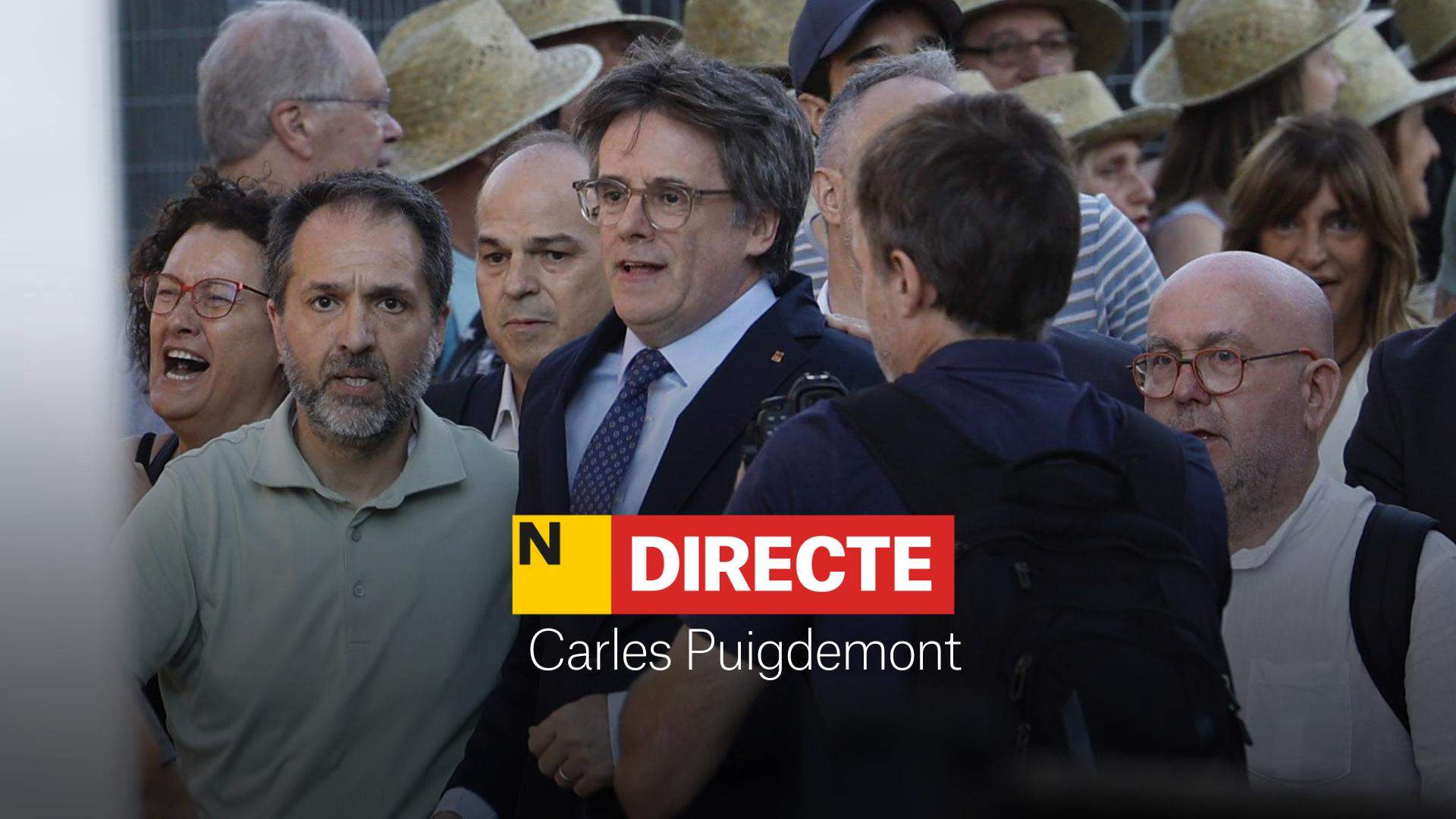 Puigdemont avui, DIRECTE | Operació Gàbia per la seva detenció i la investidura d'Illa, última hora