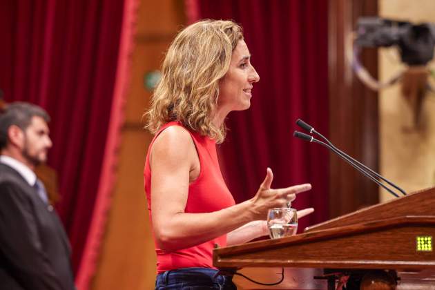 Laia Estrada CUP ple investidura parlament catalunya / Montse Giralt