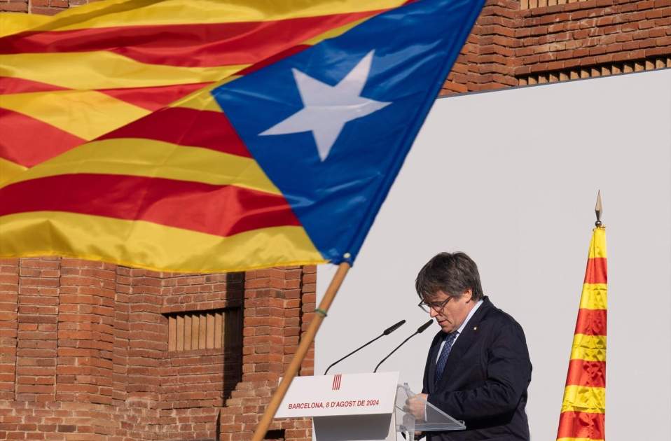 puigdemont arc triomf / Foto: David Zorrakino / Europa Press