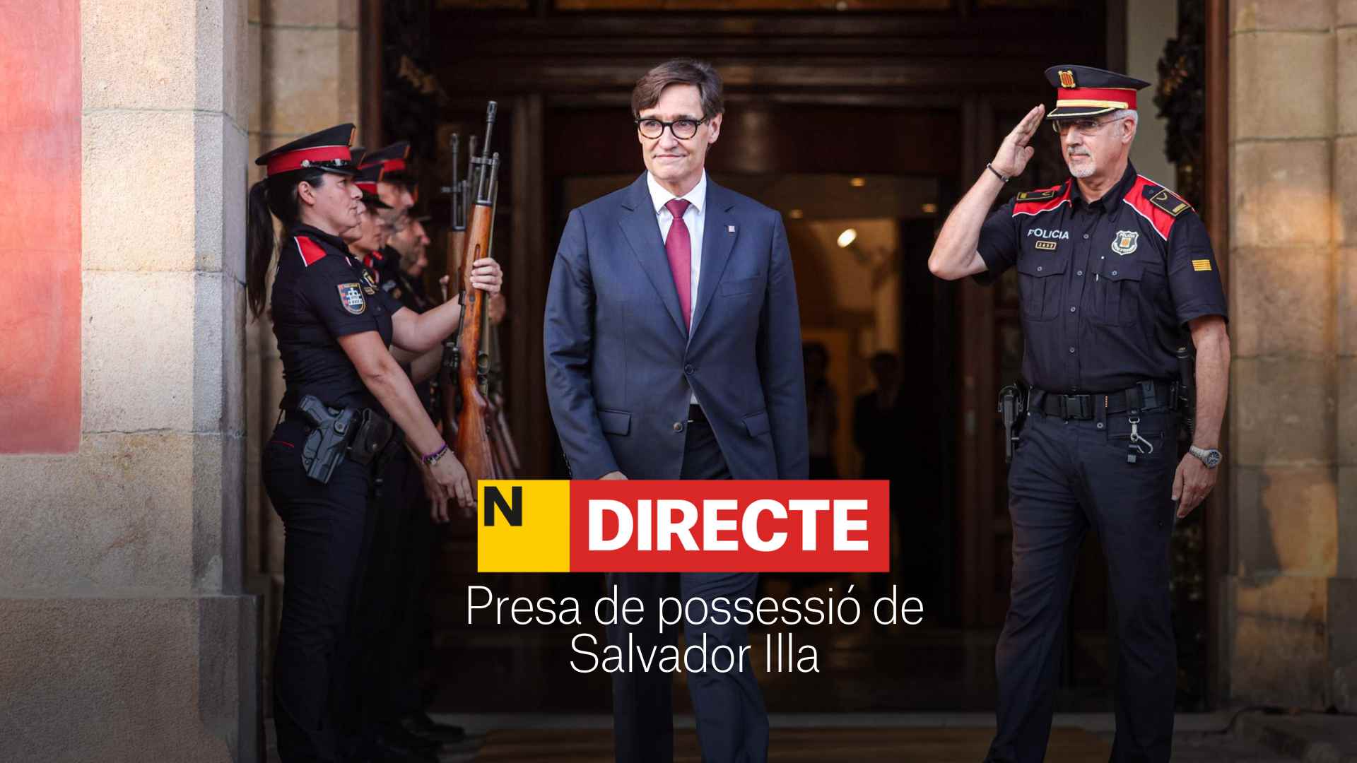 Toma de posesión de Salvador Illa como nuevo president de la Generalitat, DIRECTO