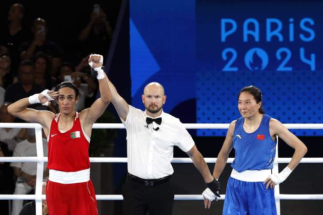 Imane Khelif coronada campeona olímpica Foto EFE