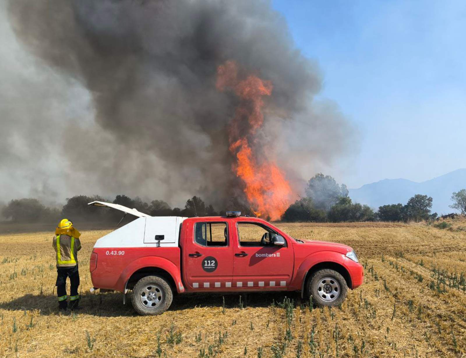 Controlado el incendio en Foradada que ha quemado más de 20 hectáreas