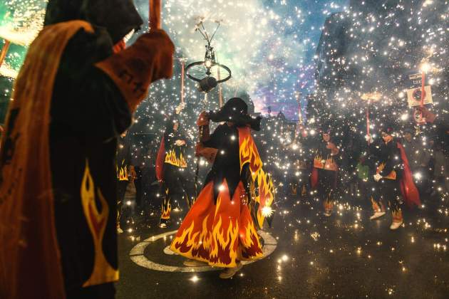 Correfoc festes gracia 2022  / europa press