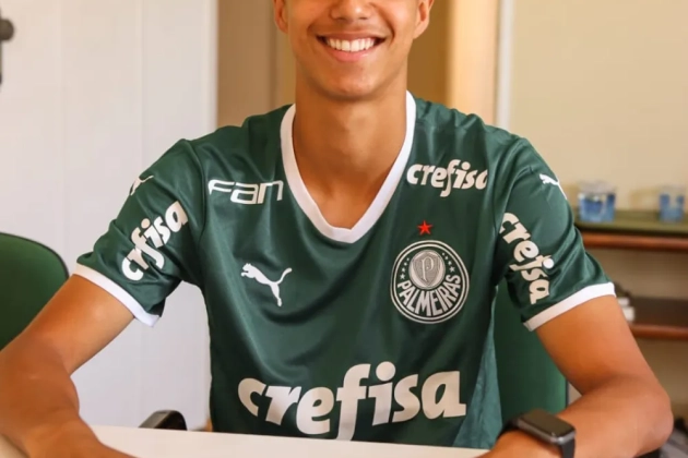 Vitor Reis, jugador del Palmeiras