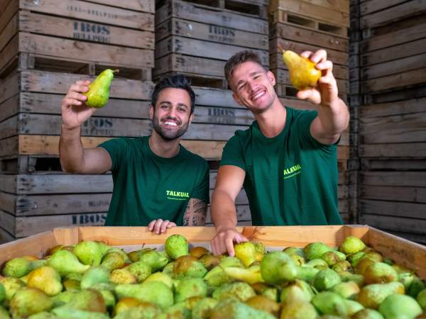 Els fundadors de Talkual, Marc Ibós i Oriol Aldomà.