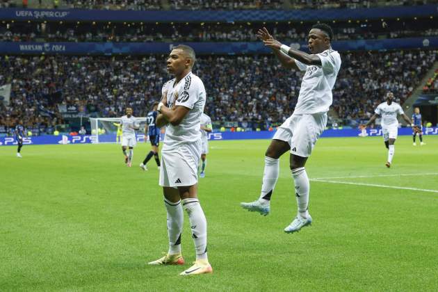 Mbappé primer gol Real Madrid Atalanta / Foto: EFE