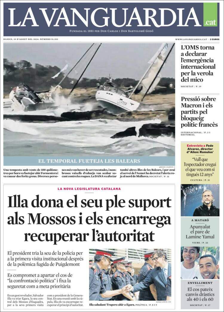 'La Vanguardia' 15 CAT