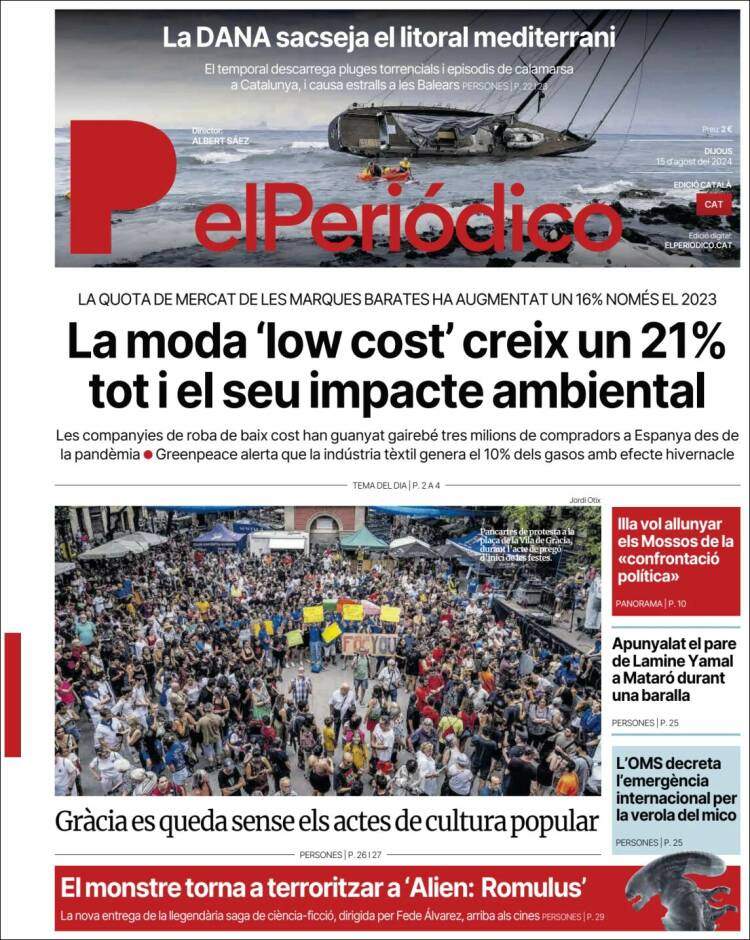 'El Periódico' 15 CAT