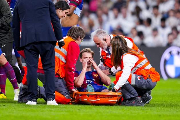 Frenkie de Jong lesión Bernabéu / Foto: Europa Press