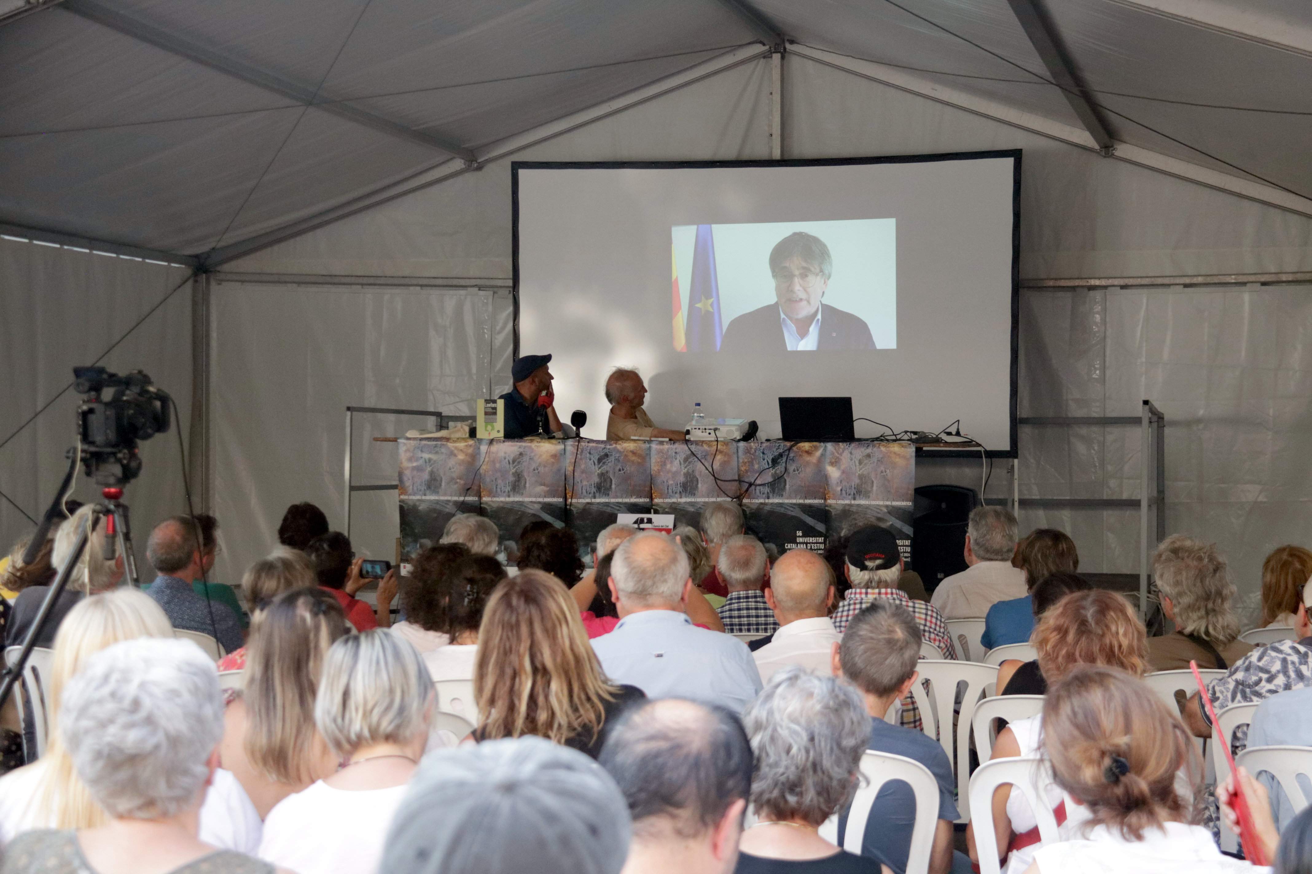 Carles Puigdemont evita participar presencialmente en la UCE por "cuestiones de seguridad"