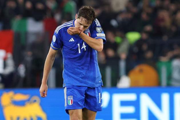 Federico Chiesa celebra un gol con Italia / Foto: Europa Press