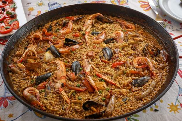 Paella sense xoriço|pispa