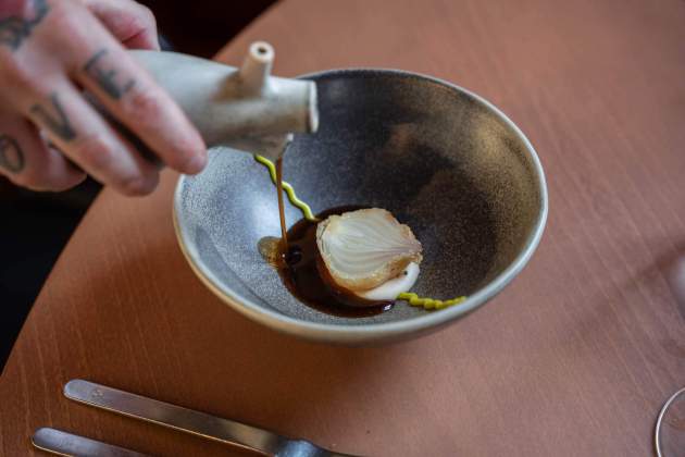 Ceba de Figueres, un plat emblema de l’Aliança (foto: Jordi Domènech)