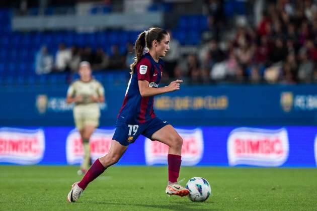 Bruna Vilamala disputant un partit amb el Barça femeni a l'Estadi Johan Cruyff / Foto: Europa Press