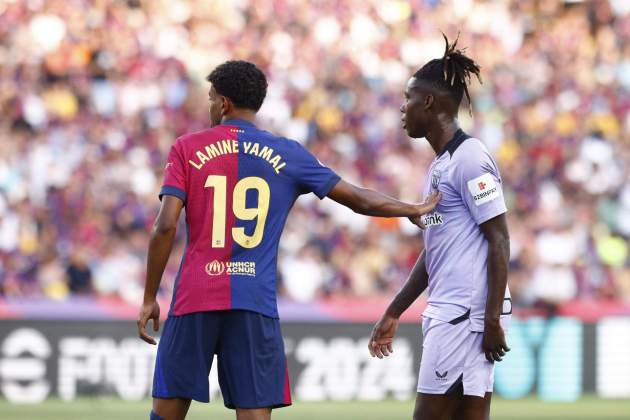 Lamini Yamal Nico Williams Barça Athletic Club / Foto: EFE - Alejandro García