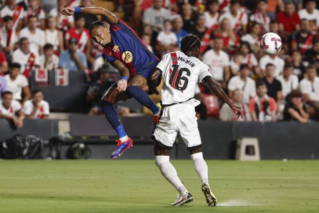 Raphinha Mumin Rayo Vallecano Barça / Foto: EFE