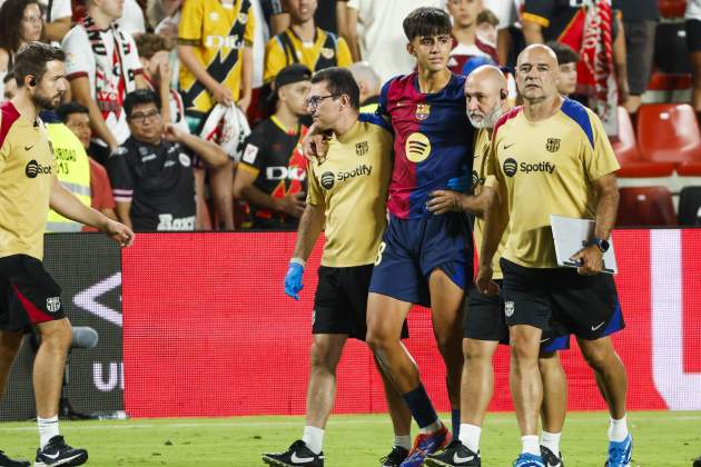 Lesió de Marc Bernal contra el Rayo Foto EFE