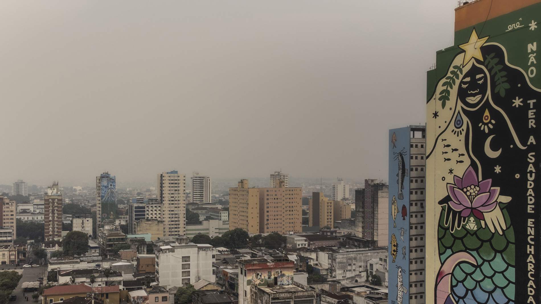 El humo cubre la ciudad de Manaos (EFE)